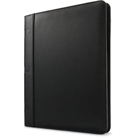 Samsonite Genuine Leather Portfolio Case - Black - 12.5’’ x 0.8’’ 9.5’’ - Pocket Folders