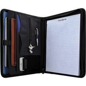 Samsonite Tablet Portfolio Case - Black Scuff & Scratch Resistant - Padfolios Pad Holders