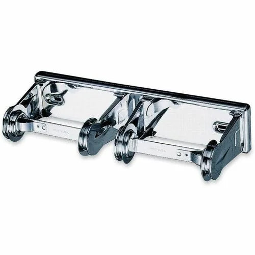 San Jamar 2-Roll Locking Bath Tissue Dispenser - Chrome Finish - Bathroom Dispensers