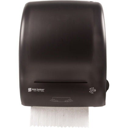 San Jamar Simplicity Essence Roll Towel Dispenser - Touchless Easy-to-Load - Black Pearl - Paper Dispensers