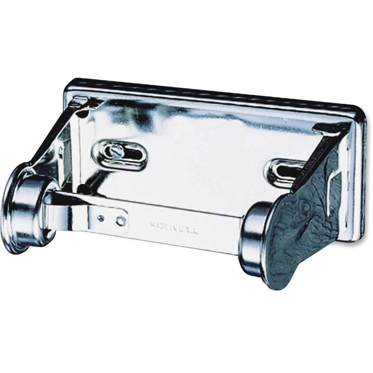 San Jamar Single-roll Toilet Tissue Dispenser - Roll - 1 x - 2.8’’ Height 6’’ Width 4.5’’ Depth - Chrome - Bathroom