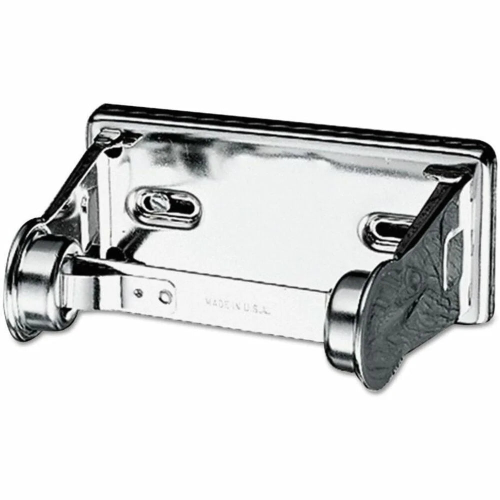 San Jamar Single-roll Toilet Tissue Dispenser - Chrome Steel Roll - Bathroom Dispensers