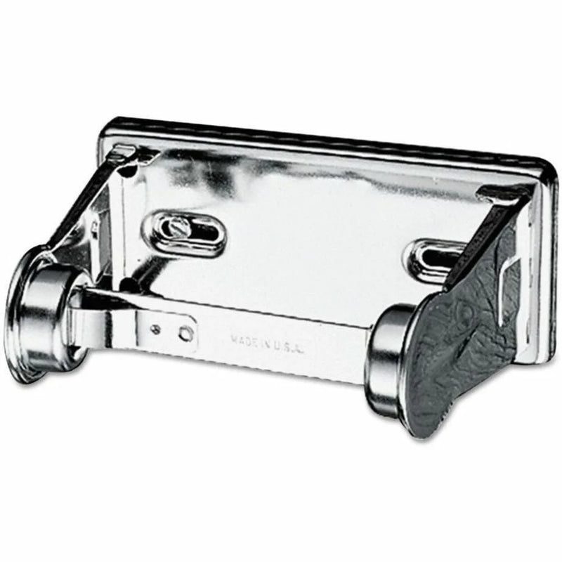 San Jamar Single-roll Toilet Tissue Dispenser - Chrome Steel Roll - Bathroom Dispensers