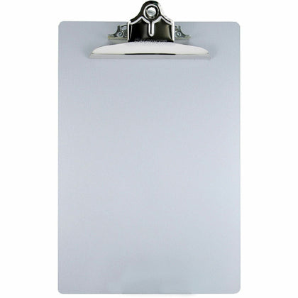 Saunders Aluminum Round Corner Clipboard - 1’’ Clip - 8.5’’ x 12’’ - Silver - Clipboards