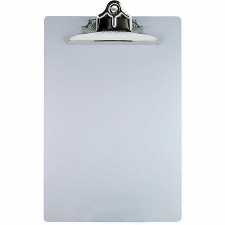 Saunders Aluminum Round Corner Clipboard - 1’’ Clip - 8.5’’ x 12’’ - Silver - Clipboards