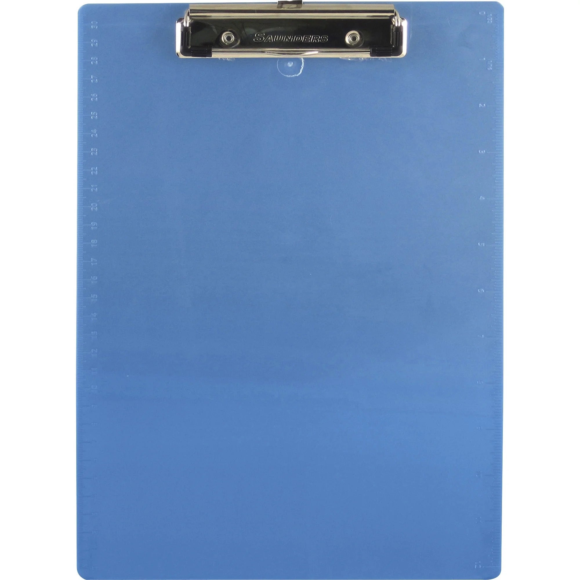 Saunders Recycled Plastic Clipboard - Ice Blue - 8.5’’ x 11’’ - Spring Clip - 0.50’’ Capacity - Clipboards
