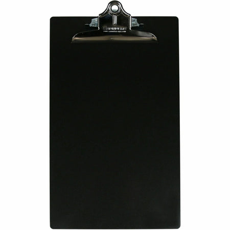 Saunders Smooth Aluminum Clipboard - Paper Storage - 8.5’’ x 14’’ - Black - Clipboards
