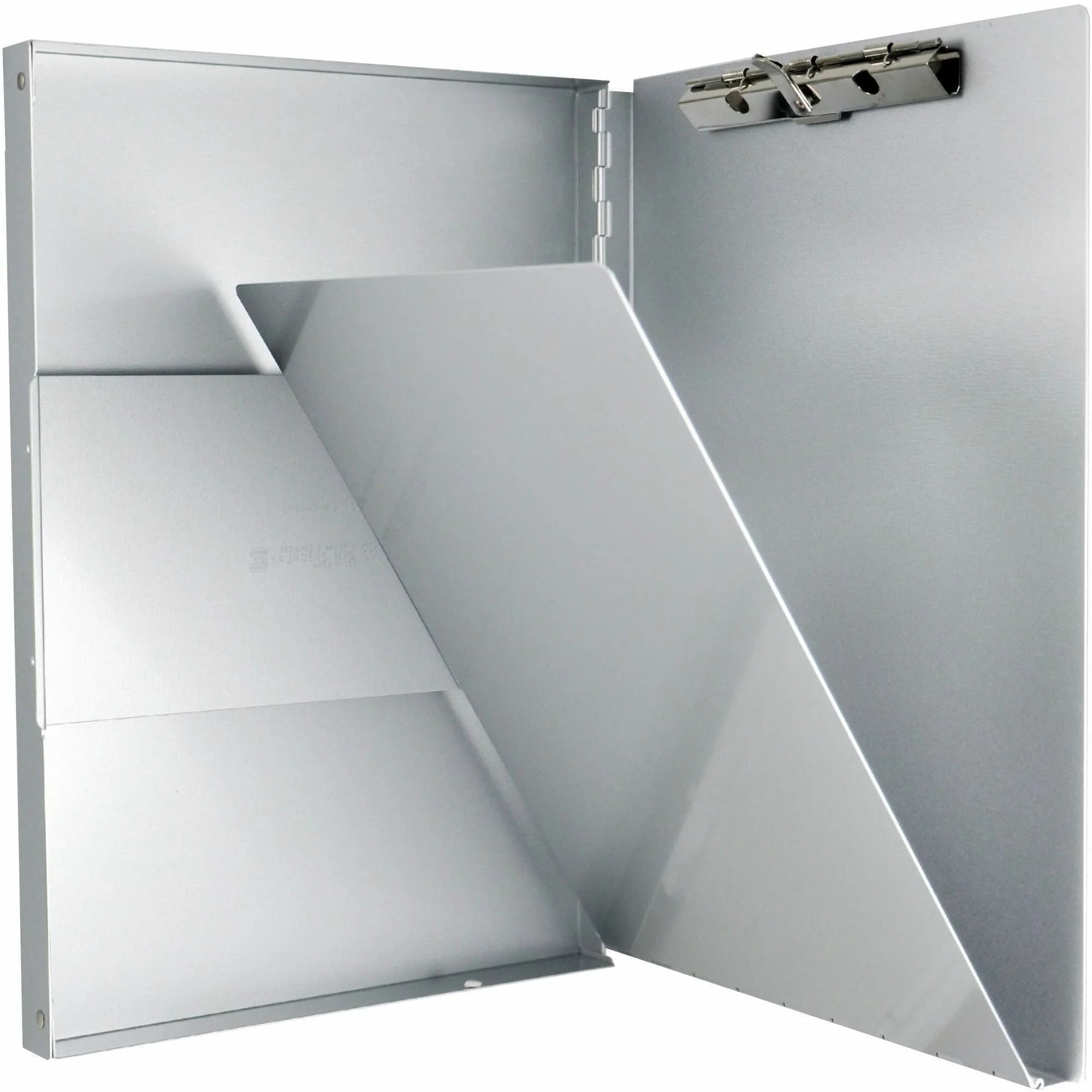 Saunders Snapak Aluminum Form Holder - 0.50’’ Clip - 30 Sheet Storage - Clipboards
