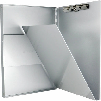 Saunders Snapak Aluminum Form Holder - 0.50’’ Clip - 30 Sheet Storage - Clipboards