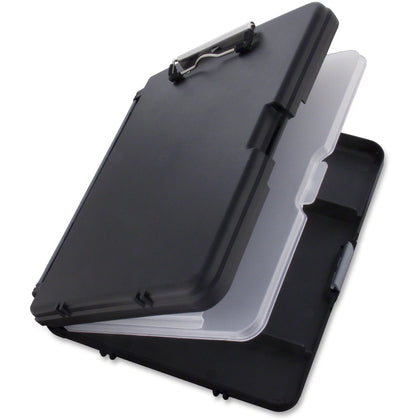 Saunders WorkMate II Poly Storage Clipboard - 11’’ Black Polypropylene - Clipboards