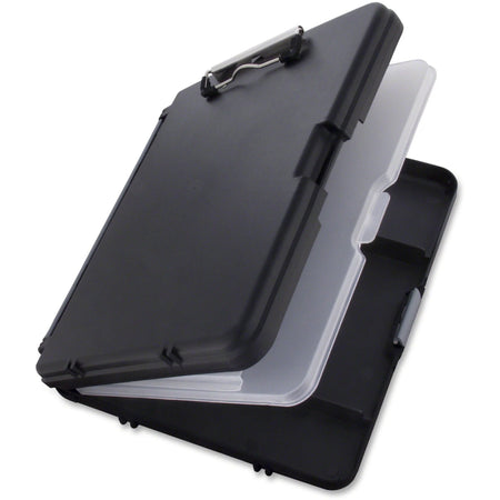 Saunders WorkMate II Poly Storage Clipboard - 11’’ Black Polypropylene - Clipboards