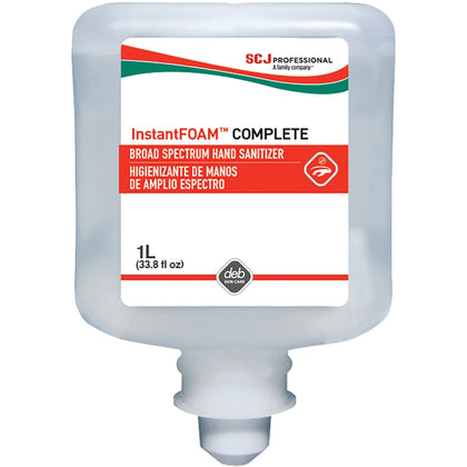 SC Johnson Hand Sanitizer Foam Refill - Moisturizing Dye-free - 6/Carton - Skin Care Dispensers & Refills