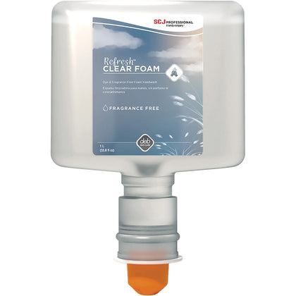 SC Johnson Hypoallergenic Foam Hand Soap - Dirt Remover - Moisturizing - 3/Carton - Skin Care Dispensers & Refills