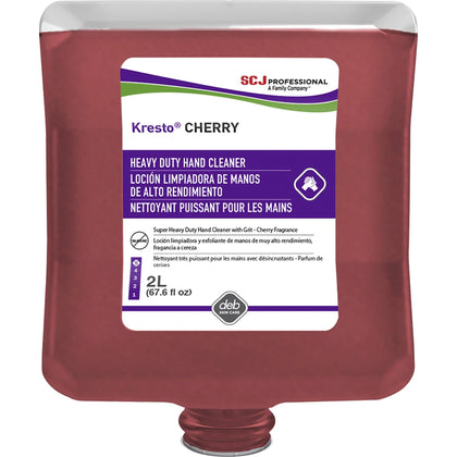 SC Johnson Kresto Cherry Hand Cleaner - Heavy Duty Industrial - Skin Care Dispensers & Refills