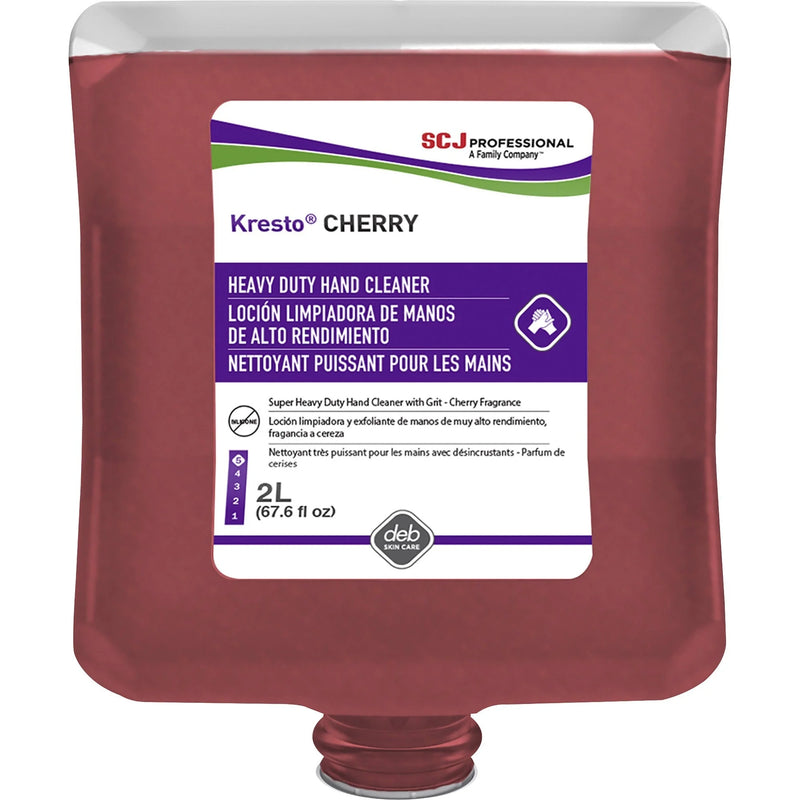 SC Johnson Kresto Cherry Hand Cleaner - Heavy Duty Industrial - Skin Care Dispensers & Refills