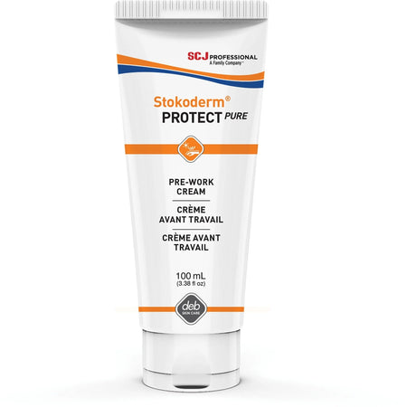 SC Johnson Stokoderm Protect Pure Skin Cream - Fragrance-free - 3.38 fl oz - Hand Soaps/Cleaners