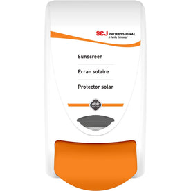 SC Johnson Sunscreen Dispenser: 1.06 Quart Capacity Durable Locking Mechanism - Skin Care Dispensers & Refills