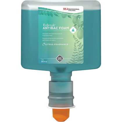 SC Johnson TouchFREE Antibacterial Foam Hand Soap - Bacteria Remover - Moisturizing - Green - Skin Care Dispensers &