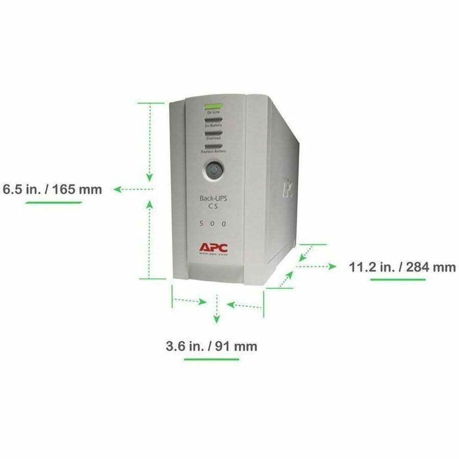 APC BK500 120V Backup System - Alternate-Image7