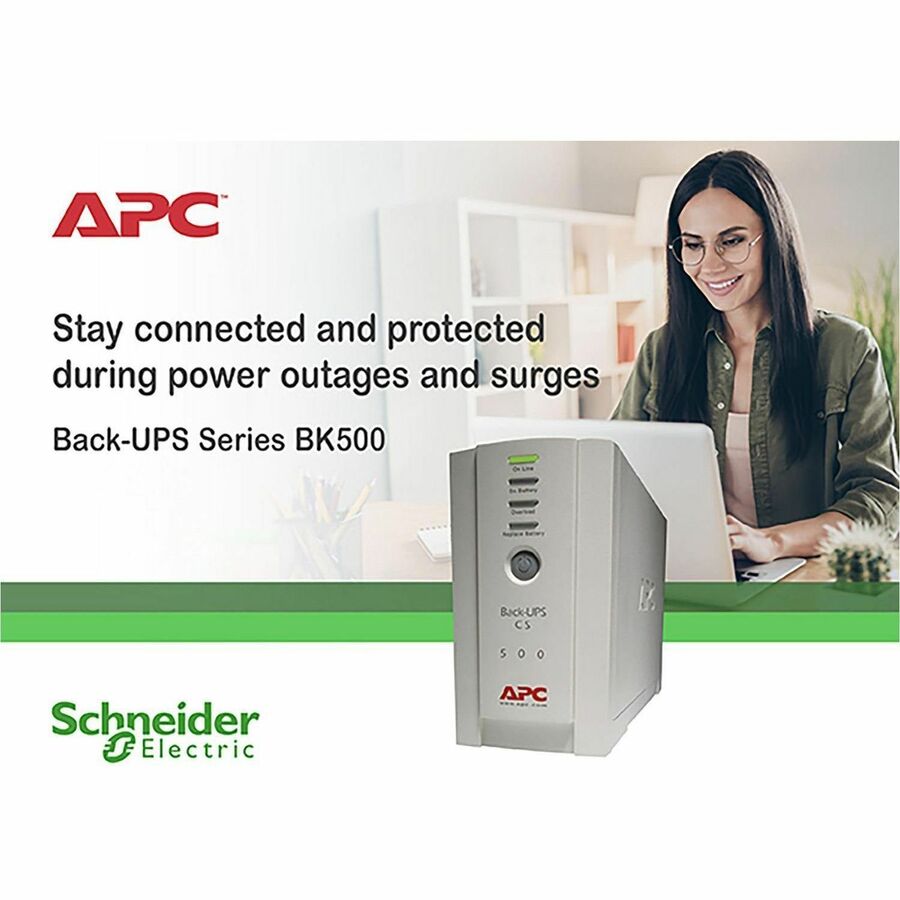 APC BK500 120V Backup System - Alternate-Image2
