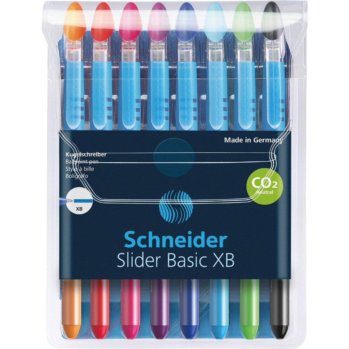 Schneider Slider Basic XB Ballpoint Pen Wallet - 2000