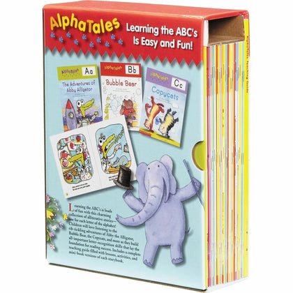 Scholastic Pre-K AlphaTales Book Set - Fun Stories for Early Learners - Learning Books & Activities