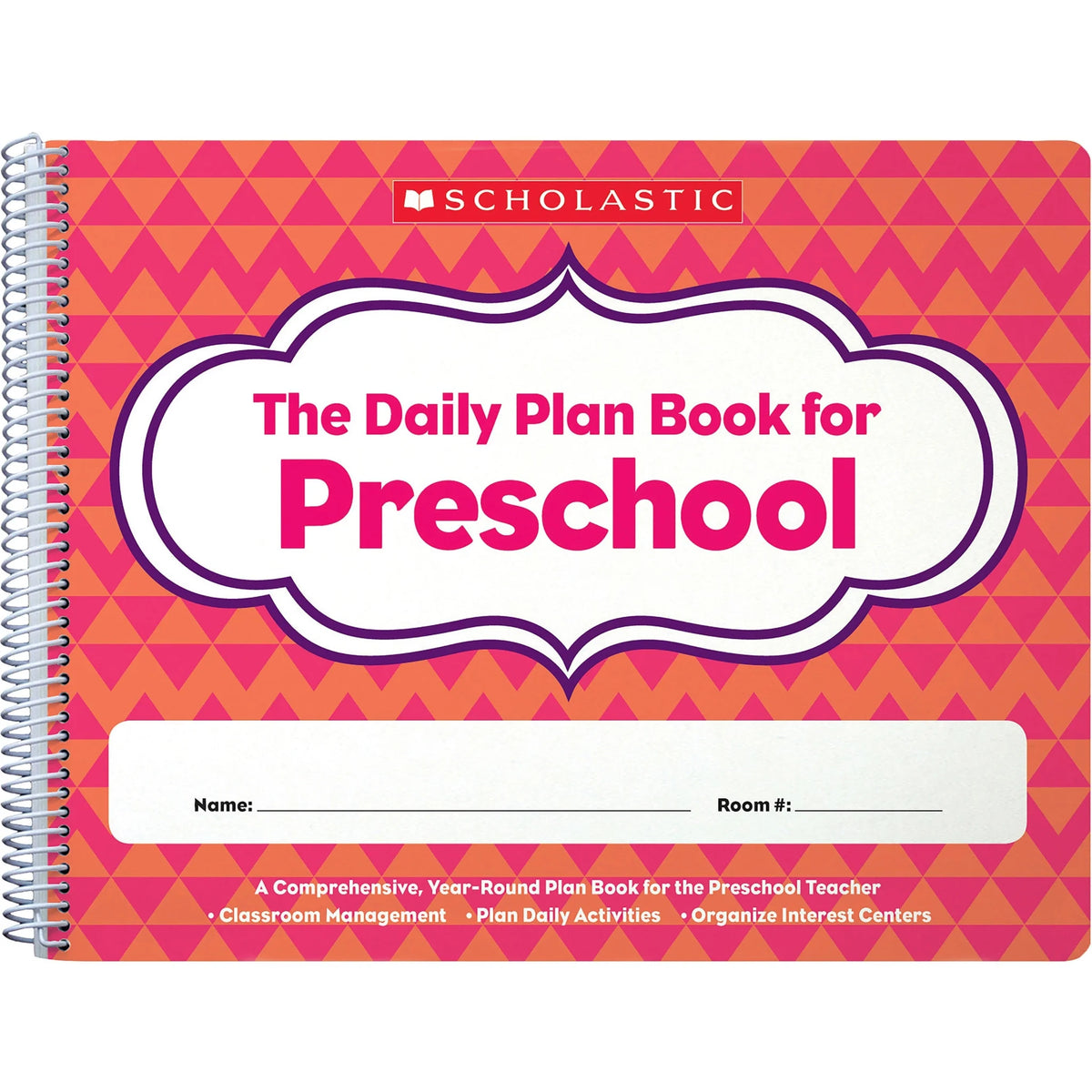 Scholastic Preschool Daily Plan Book - Academic & Natural - 1 Each - Teaching Calendars Planners