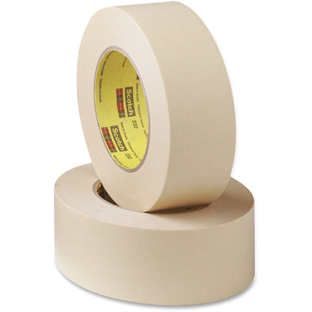 Scotch 232 High-performance Masking Tape - 60 yd Length - 2’’ Width - Tan - Solvent Resistant