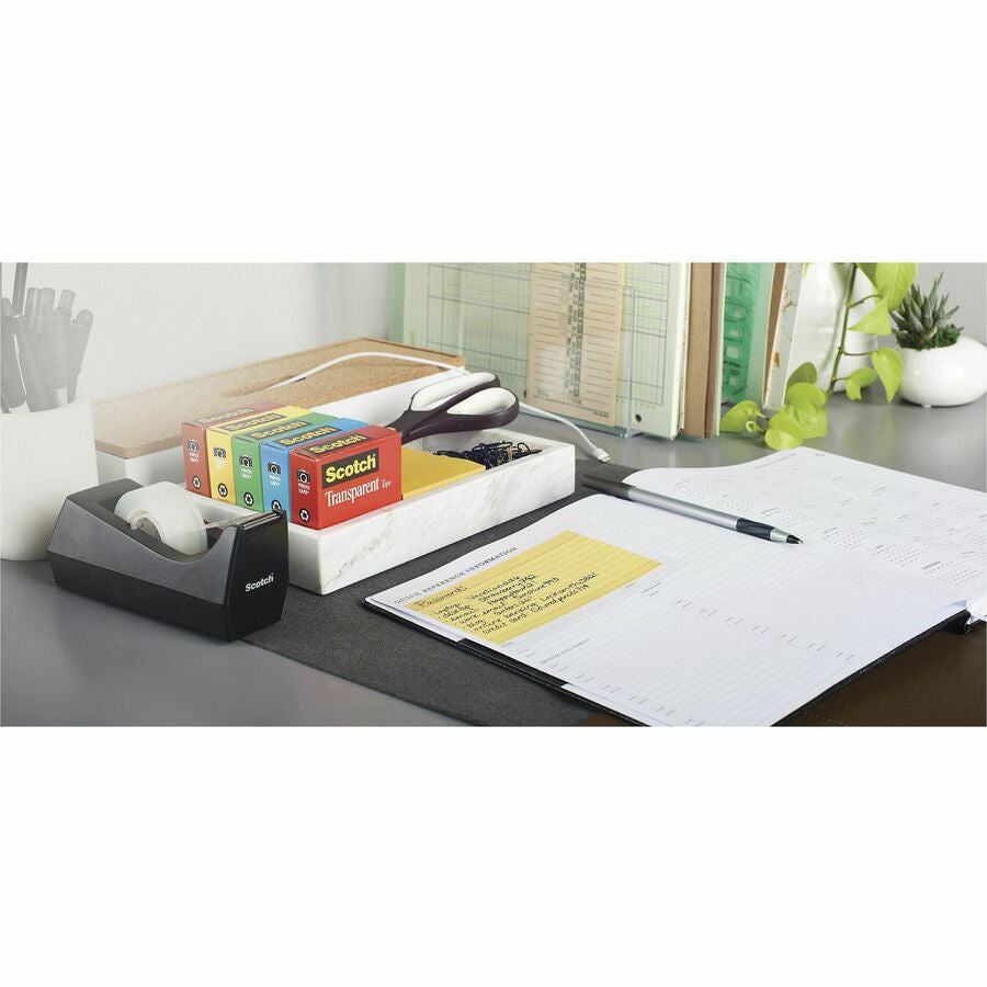Scotch 3/4’’W Magic Tape - 27.78 yd Length x 0.75’’ Width - 1’’ Core - Matte - Clear - Yellowing Resistant Split