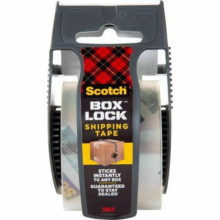 Scotch Box Lock Dispenser Tape - Clear 22.20 yd x 1.88’’ - With - Packing & Dispensers