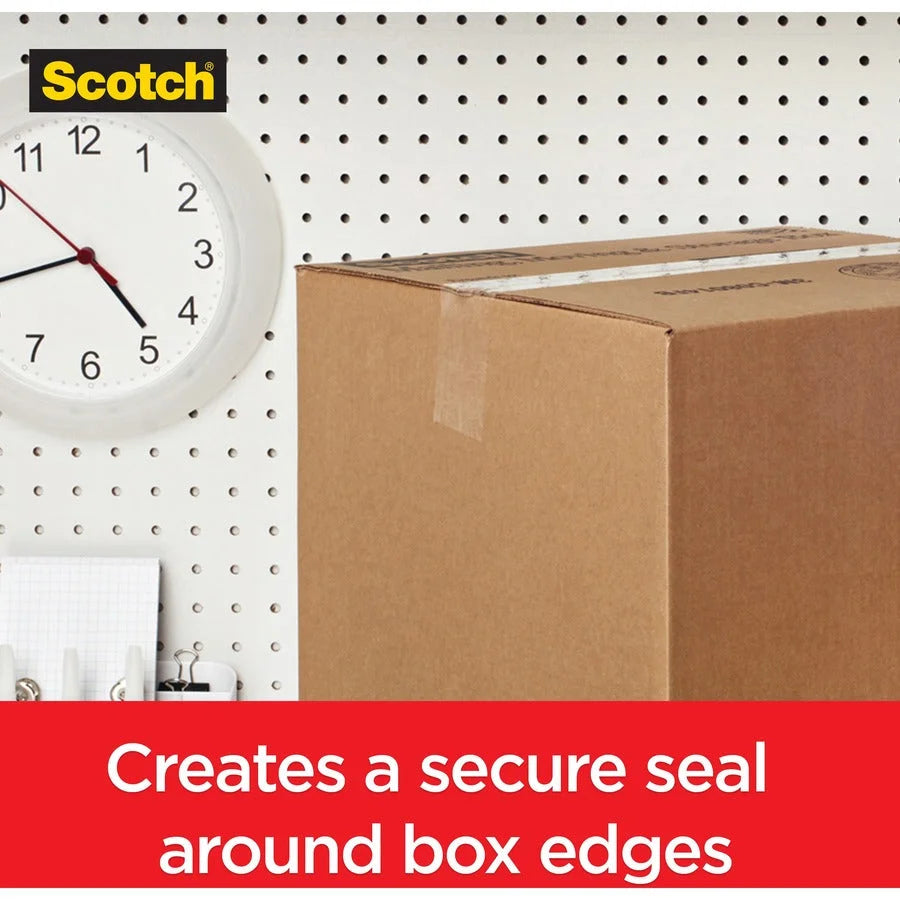 Scotch Box Lock Dispenser Tape - Clear 55 yd x 1.88’’ - 4 Pack - Packing & Dispensers