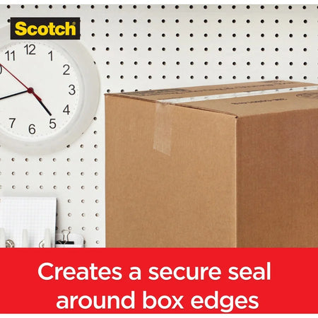 Scotch Box Lock Dispenser Tape - Clear 55 yd x 1.88’’ - 4 Pack - Packing & Dispensers