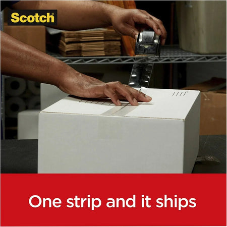 Scotch Box Lock Packaging Tape Refill - Clear 55 yd x 1.88’’ - 6 Pack - Packing & Dispensers