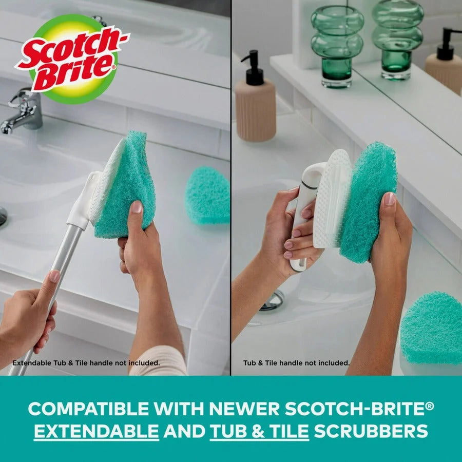 Scotch-Brite Bath Scrubber Refill - Keep Your Bathroom Sparkling - Sponges Cleaning Pads & Wipers