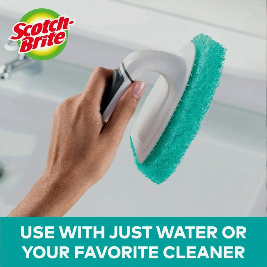 Scotch-Brite Bath Scrubber Refills: Convenient 6-Pack - Sponges Cleaning Pads & Wipers