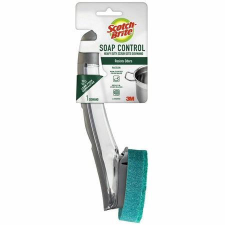 Scotch-Brite Heavy Duty Dishwand - Advanced Fiber Cleaning - Green - Sponges Pads & Wipers