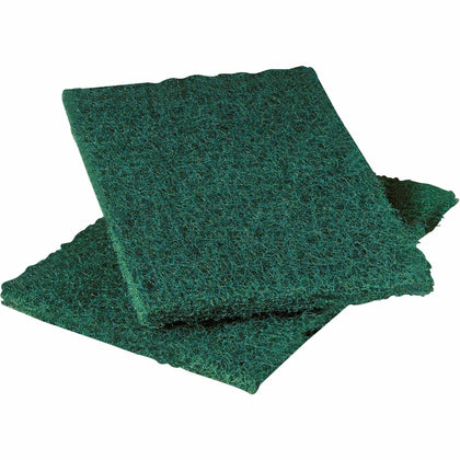 Scotch-Brite Heavy-Duty Scouring Pad - 9x6 - 1 Dozen - Green - Sponges Cleaning Pads & Wipers