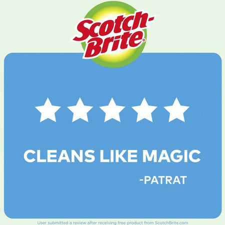 Scotch-Brite No Scratch Scrub Sponges - 3-Pack Blue - Cleaning Pads & Wipers