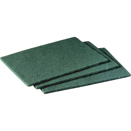 Scotch-Brite Scrubbing Pads: 6x9’’ 20pk Case of 3 Synthetic - Green - Sponges Cleaning Pads & Wipers