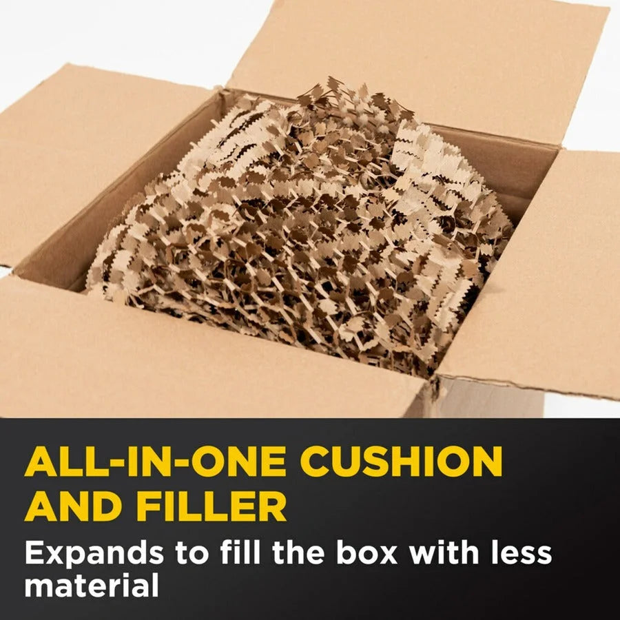 Scotch Cushion Lock Protective Wrap: Damage Resistant Paper - 30 ft x 12.38’’ - Brown - Packing Supplies
