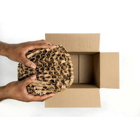 Scotch Cushion Lock Protective Wrap: Damage Resistant Paper - 30 ft x 12.38’’ - Brown - Packing Supplies