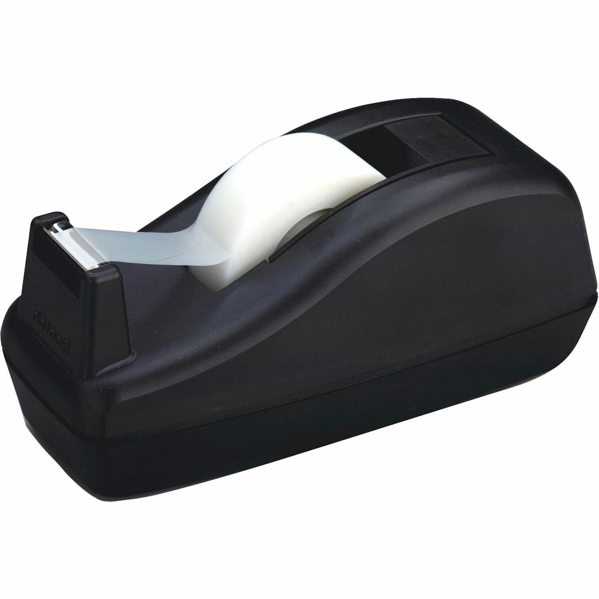 Scotch Deluxe Desk Dispenser - Holds Total 1 Tape(s) - 1’’ Core - Refillable - Non-skid Base - Plastic - Black - Each