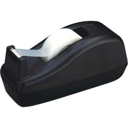 Scotch Deluxe Desk Tape Dispenser - Refillable Non-skid Base - Black - Dispensers