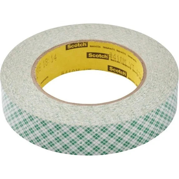 Scotch Double-Coated Paper Tape: 36 yd Length x 1’’ Width 6 mil Thickness - Double-Sided Tape
