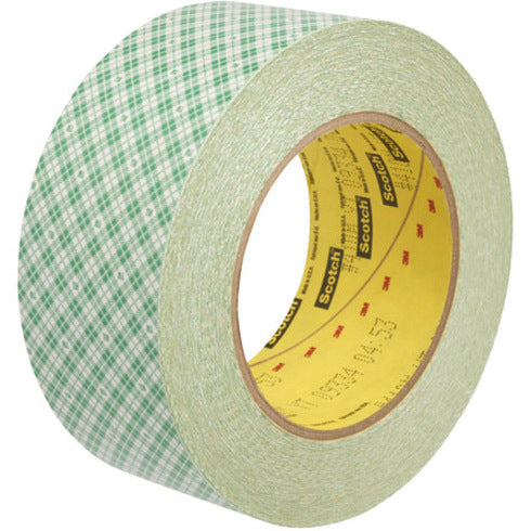Scotch Double-Coated Paper Tape - 36 yd Length x 2’’ Width 6 mil Thickness - 3’’ Core - Natural - Kraft - Rubber