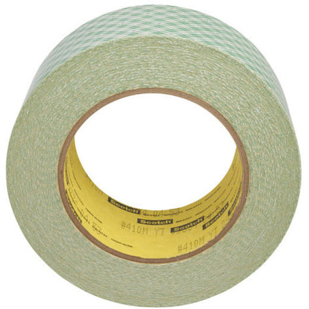 Scotch Double-Coated Paper Tape - 36 yd Length x 2’’ Width 6 mil Thickness - 3’’ Core - Natural - Kraft - Rubber