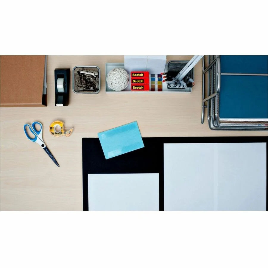 Scotch Double-Sided Tape: Clear 20.83 ft x 0.50’’ - Permanent Adhesive - Dispenser - Versatile Use - Tape