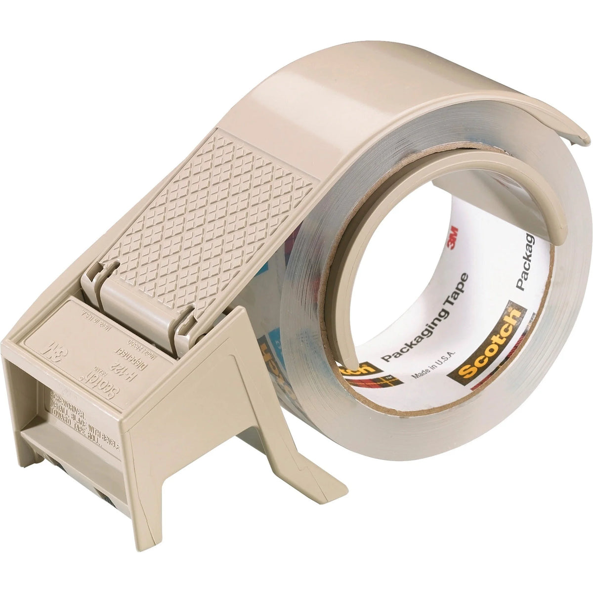 Scotch Hand Dispenser for Packaging Tape - Refillable Adjustable Tension Mechanism - Dispensers