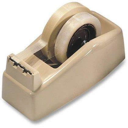 Scotch Heavy-Duty Tape Dispenser - Holds 2 Tapes - Refillable - Beige - Dispensers