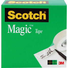 Scotch Invisible Magic Tape - 72 yd Length x 1’’ Width - 3’’ Core - Matte - Clear - Split Resistant Tear - General